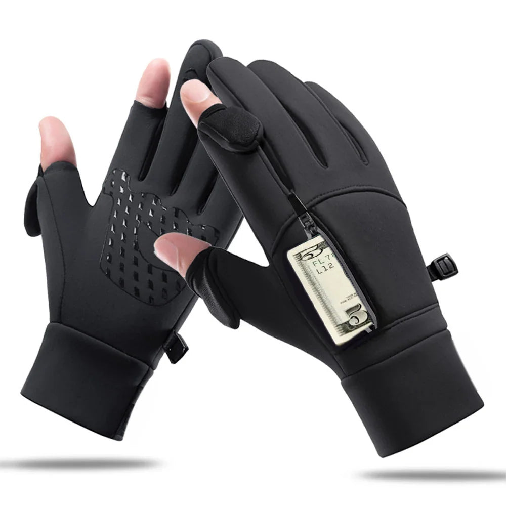 Flip Finger Winter Gloves